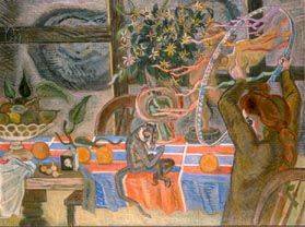 Sample artwork by Franklin Watkins (1894 - 1972), known for portrait, figure, genre and still life painting, commercial art - View similar artists and auction records