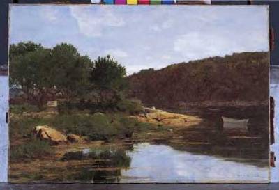 Sample artwork by William Picknell (1853 - 1897), known for landscape theme paintings, plein- air - View similar artists and auction records