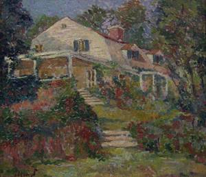 House with Flowers