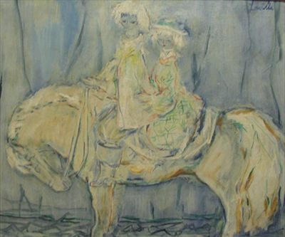 Costumed Children on Horseback