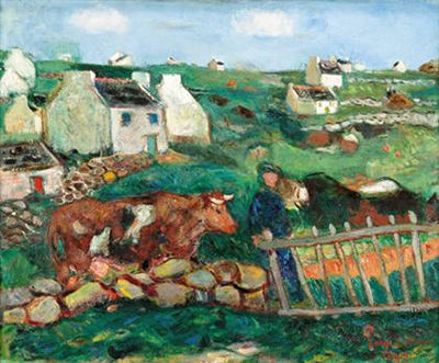 Figure with Cattle