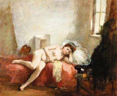 RECLINING FEMALE NUDE