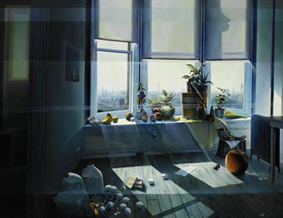 INTERIOR WITH BAY WINDOW