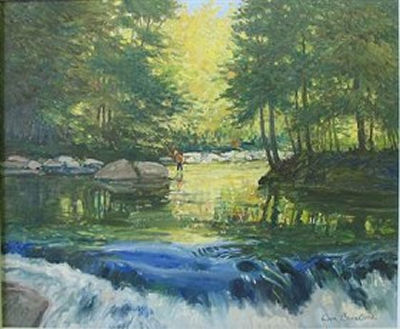 THE STREAM by Dan Cavaliere - Auction record, sale price, and art valuation. Compare with similar artists and explore comparable artworks.