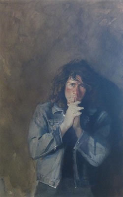 Portrait of Ronald Frontin: Self-portrait