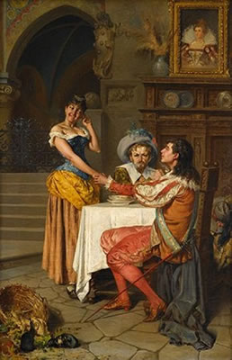 Sample artwork by Raffaele Resio (1854 - 1927), known for painting - View similar artists and auction records