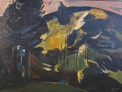 LANDSCAPE WITH TREES