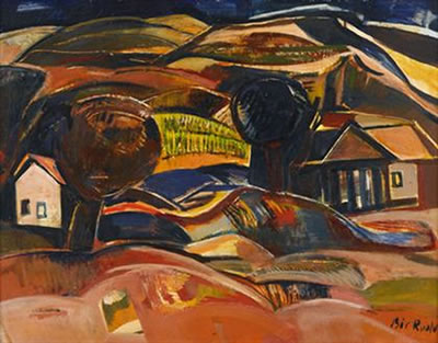 LANDSCAPE WITH VILLAGE
