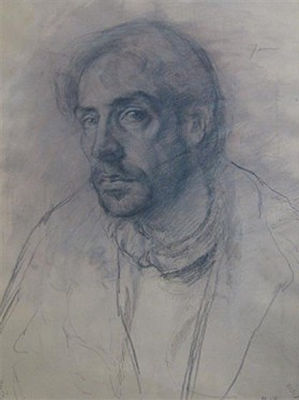 Portrait of Martin Yeoman: Self-portrait