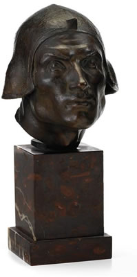 Head of a man