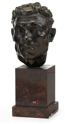 Head of a man
