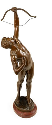 Hercules and the stymphalian bird by Joseph Johannes Uphues - Auction record, sale price, and art valuation. Compare with similar artists and explore comparable artworks.