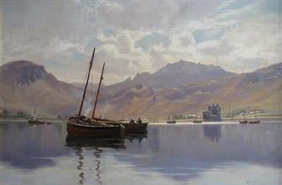BOATS IN HARBOR