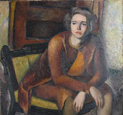 Portrait of Dorothy Van Loan: Self-portrait