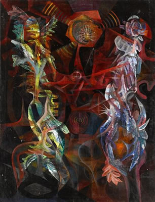 THE URGENT HOUR by Gerome Kamrowski - Auction record, sale price, and art valuation. Compare with similar artists and explore comparable artworks.