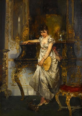 Sample artwork by Paul Burmeister (1847 - 1923), known for painting - View similar artists and auction records
