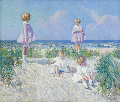 THE CHILDREN OF JAMES W. HUNSBERGER by Roy Nuse - Auction record, sale price, and art valuation. Compare with similar artists and explore comparable artworks.