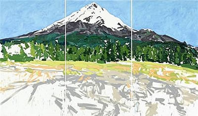 Sample artwork by Sandy Walker (Born 1942), known for landscape painting, woodblock prints - View similar artists and auction records