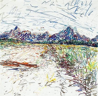 "TETON VIEW I" by Sandy Walker - Auction record, sale price, and art valuation. Compare with similar artists and explore comparable artworks.
