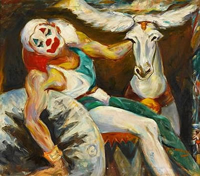 CLOWN by Dox Thrash - Auction record, sale price, and art valuation. Compare with similar artists and explore comparable artworks.