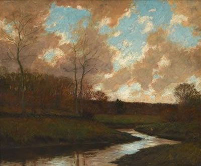 A CLOUDY DAY by William Merritt Post - Auction record, sale price, and art valuation. Compare with similar artists and explore comparable artworks.