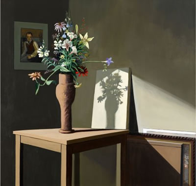 Portrait of Jimmy Lueders: "STILL LIFE WITH SELF PORTRAIT"