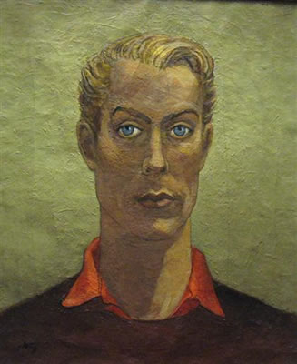 Portrait of Emlen Pope Etting Jr: "SELF PORTRAIT AT 32"