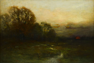 "SUNSET OVER LONG ISLAND"