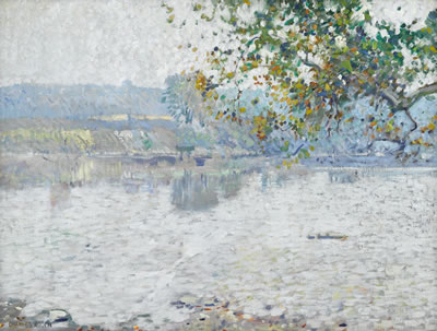 "DELAWARE RIVER VIEW" by Charles J (Cy) Rosen - Auction record, sale price, and art valuation. Compare with similar artists and explore comparable artworks.