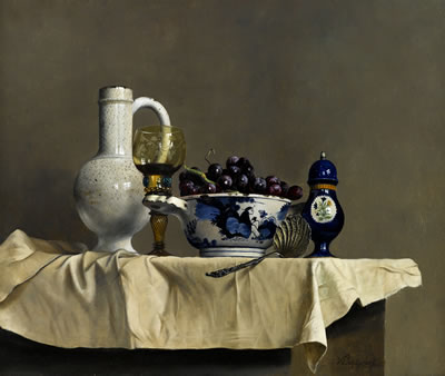 "STILL LIFE WITH GRAPES"
