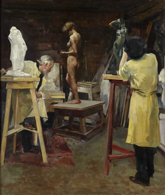 Sample artwork by Alessandro Pomi (1890 - 1976), known for painting - View similar artists and auction records