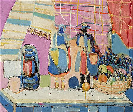 "STILL LIFE WITH AFRICAN DOLLS"
