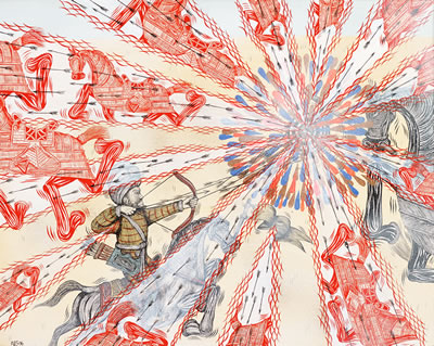 "HORSE EXPLOSION" AND "11 HANDS OF A BLIND FOLDED MAN" (2)