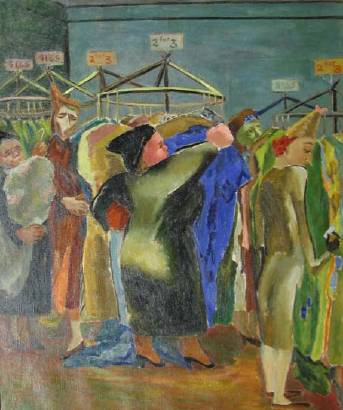 Sample artwork by Dorothy Van Loan (1904 - 1999), known for figure, landscape, graphics, portrait painting - View similar artists and auction records
