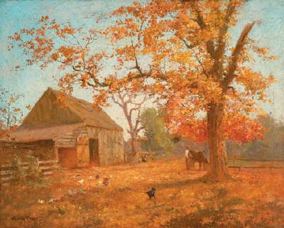 Autumn, New England Homestead, Cheshire, Connecticut
