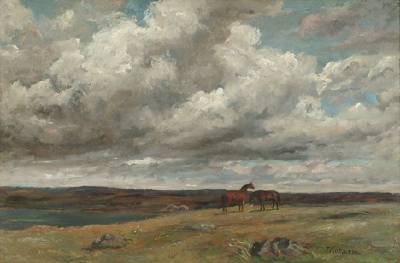 The Horse Pasture by Thomas Harris Robinson - Auction record, sale price, and art valuation. Compare with similar artists and explore comparable artworks.