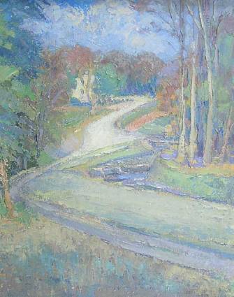 Spring Landscape by Leslie Henderson - Auction record, sale price, and art valuation. Compare with similar artists and explore comparable artworks.