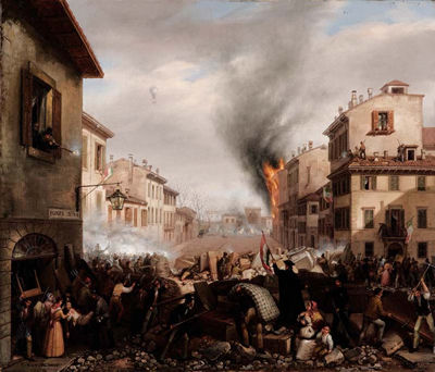 Combattimento a Porta Tosa - 1848