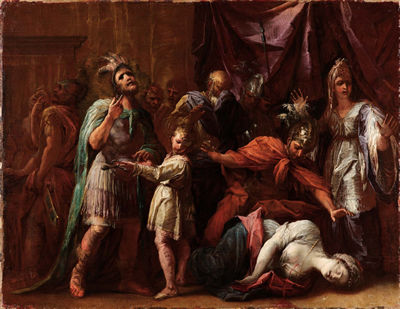 Morte di Lucrezia by Giovanni Antonio Burrini - Auction record, sale price, and art valuation. Compare with similar artists and explore comparable artworks.