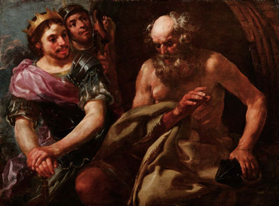 Alessandro Magno visita Diogene