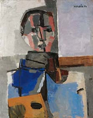 Autoritratto con la sciarpa by Antonio Scordia - Auction record, sale price, and art valuation. Compare with similar artists and explore comparable artworks.