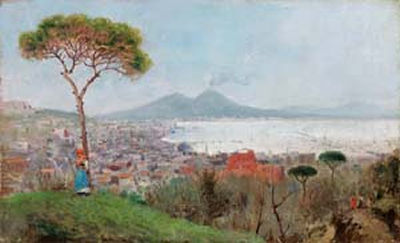 Napoli da Posillipo by Oscar Ricciardi - Auction record, sale price, and art valuation. Compare with similar artists and explore comparable artworks.