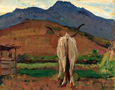 Il bue solitario by Giulio Cesare Vinzio - Auction record, sale price, and art valuation. Compare with similar artists and explore comparable artworks.