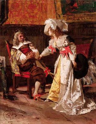 Sample artwork by Pietro Bouvier (1839 - 1927), known for painting - View similar artists and auction records