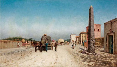 Sample artwork by Eduardo Monteforte (1849 - 1933), known for landscape, marine painting - View similar artists and auction records