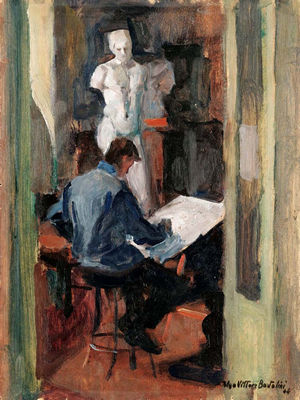 Sample artwork by Ugo Vittore Bartolini (1906 - 1975), known for painting - View similar artists and auction records