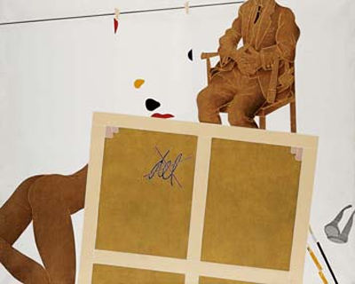 Sample artwork by Emilio Tadini (1927 - 2002), known for fine art painting and writing - View similar artists and auction records