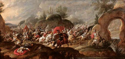 Sample artwork by Georg Phillip Rugendas I (1666 - 1742), known for painting, engraving, and publishing depictions of battles and camps - View similar artists and auction records