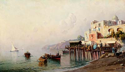 Nel golfo di Napoli by Nicolo Corsi - Auction record, sale price, and art valuation. Compare with similar artists and explore comparable artworks.