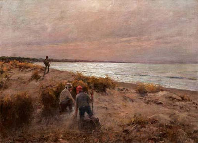 Sulla spiaggia di Viareggio